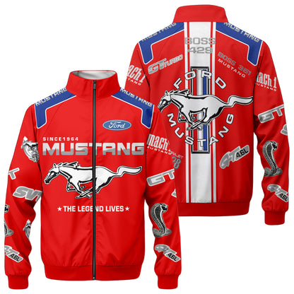 F Mustang The Legend Lives Stand Collar Jacket