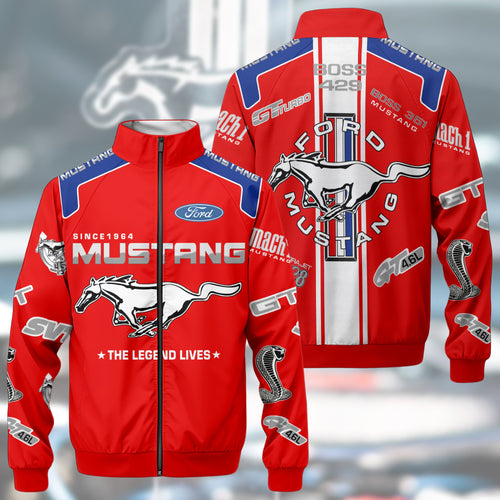F Mustang The Legend Lives Stand Collar Jacket