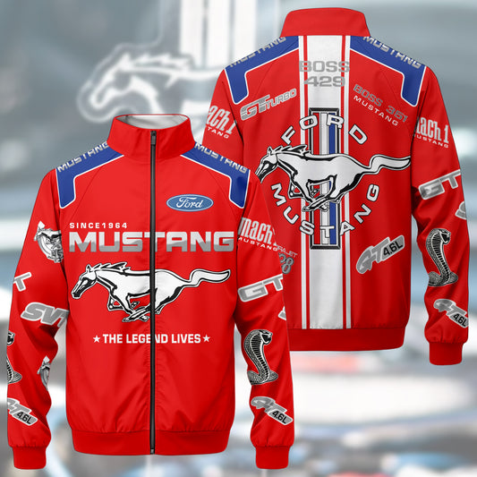 F Mustang The Legend Lives Stand Collar Jacket