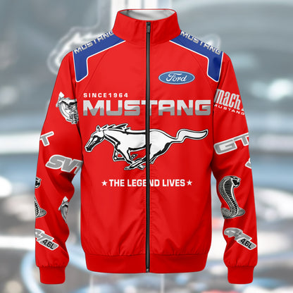 F Mustang The Legend Lives Stand Collar Jacket