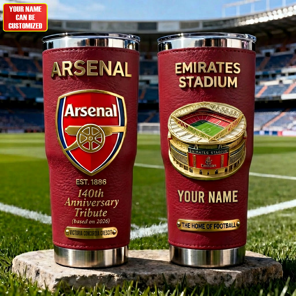 Arsenal Football Club Anniversary Premium Stainless Tumbler