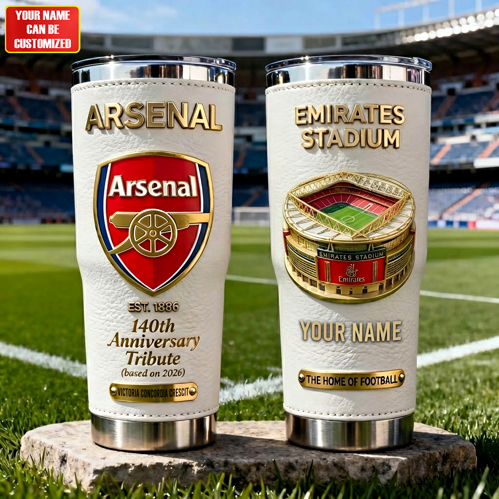 Arsenal Football Club Anniversary Premium Stainless Tumbler