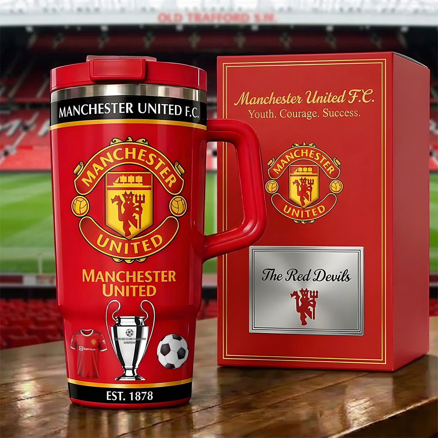 Man Utd Est 1878 Edition Insulated Tumbler 30oz 40oz
