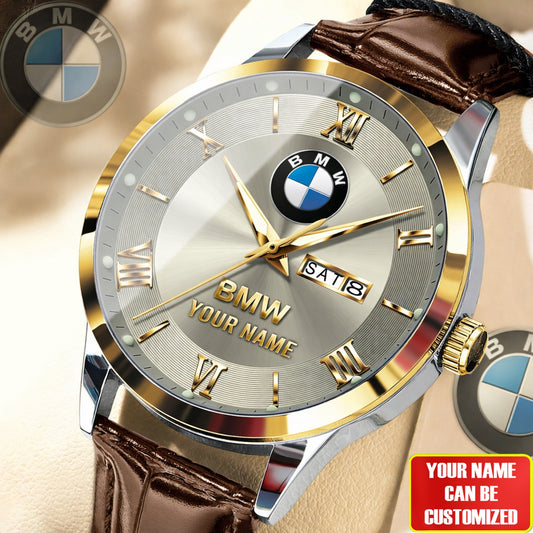 Personalized BW Luxury Leather Strap Watch