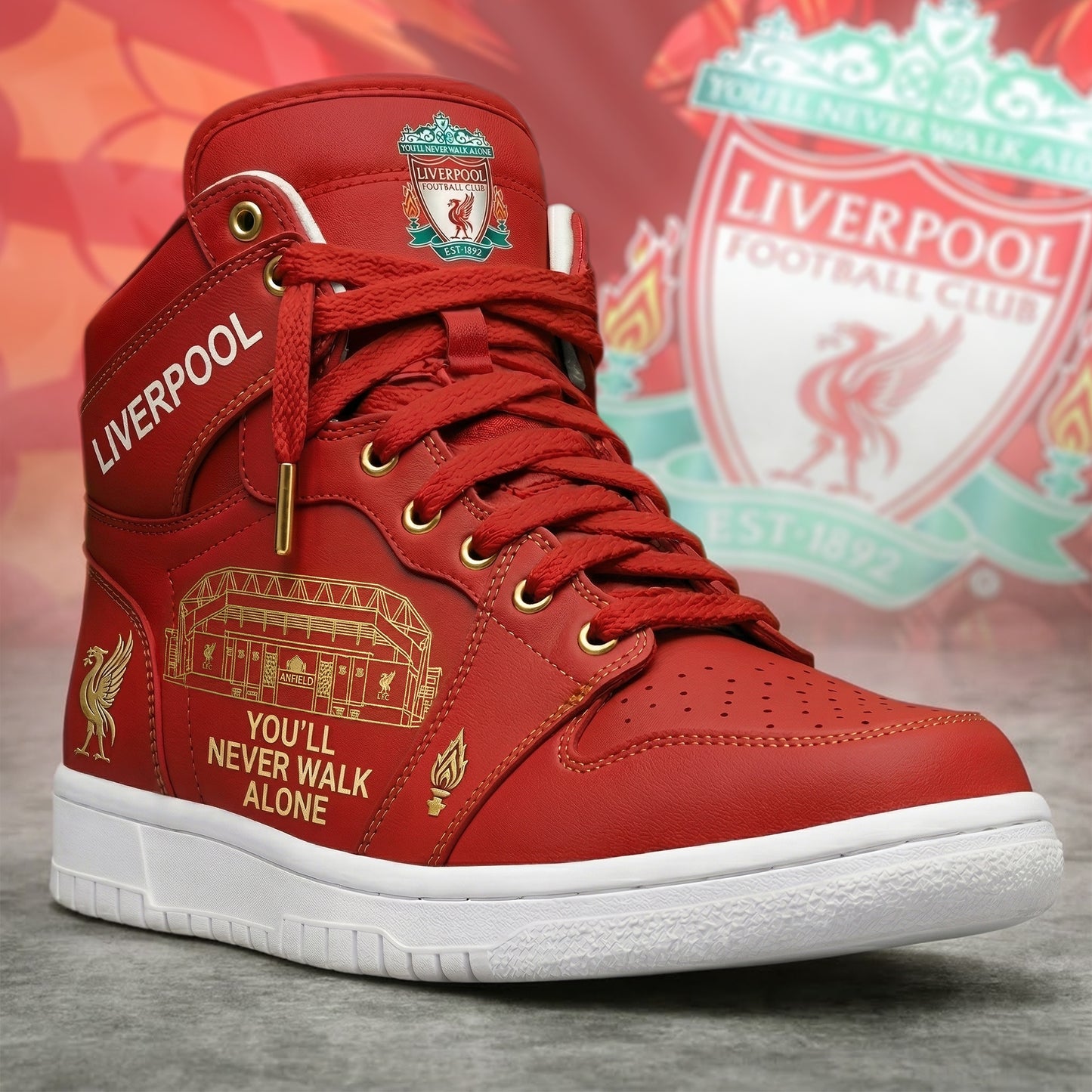Lvp AF1 High Anfiled Staidum Custom Sneaker