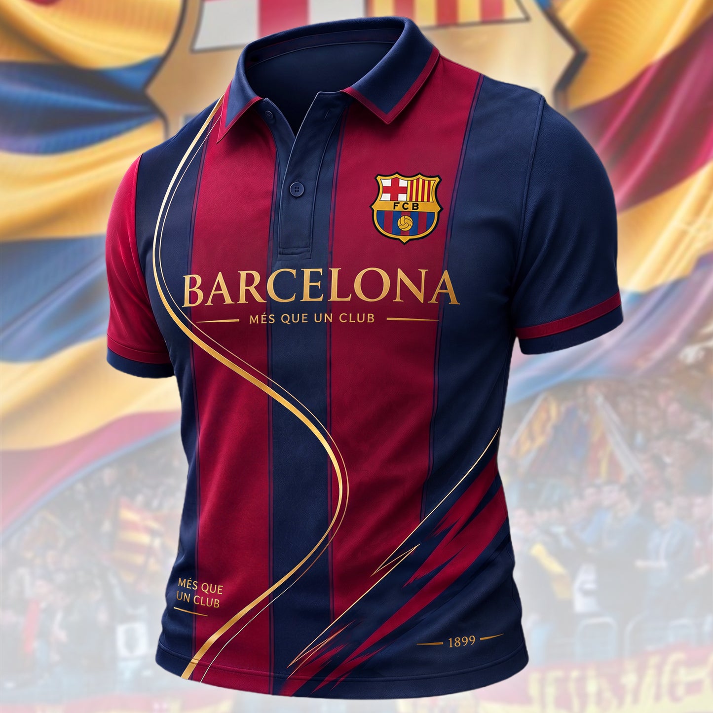 Personalized Barca FC 25/26 Polo Shirt