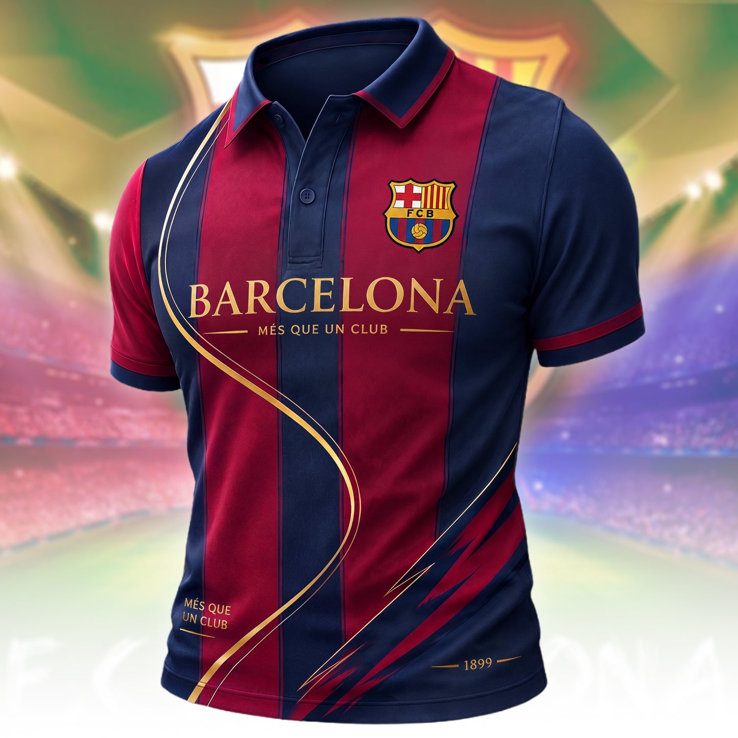 Personalized Barca FC 25/26 Polo Shirt