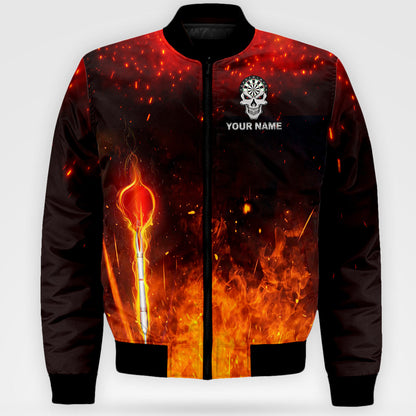 Personalized Name One more Darts Fire All Over Printed Unisex Shirt - P270701