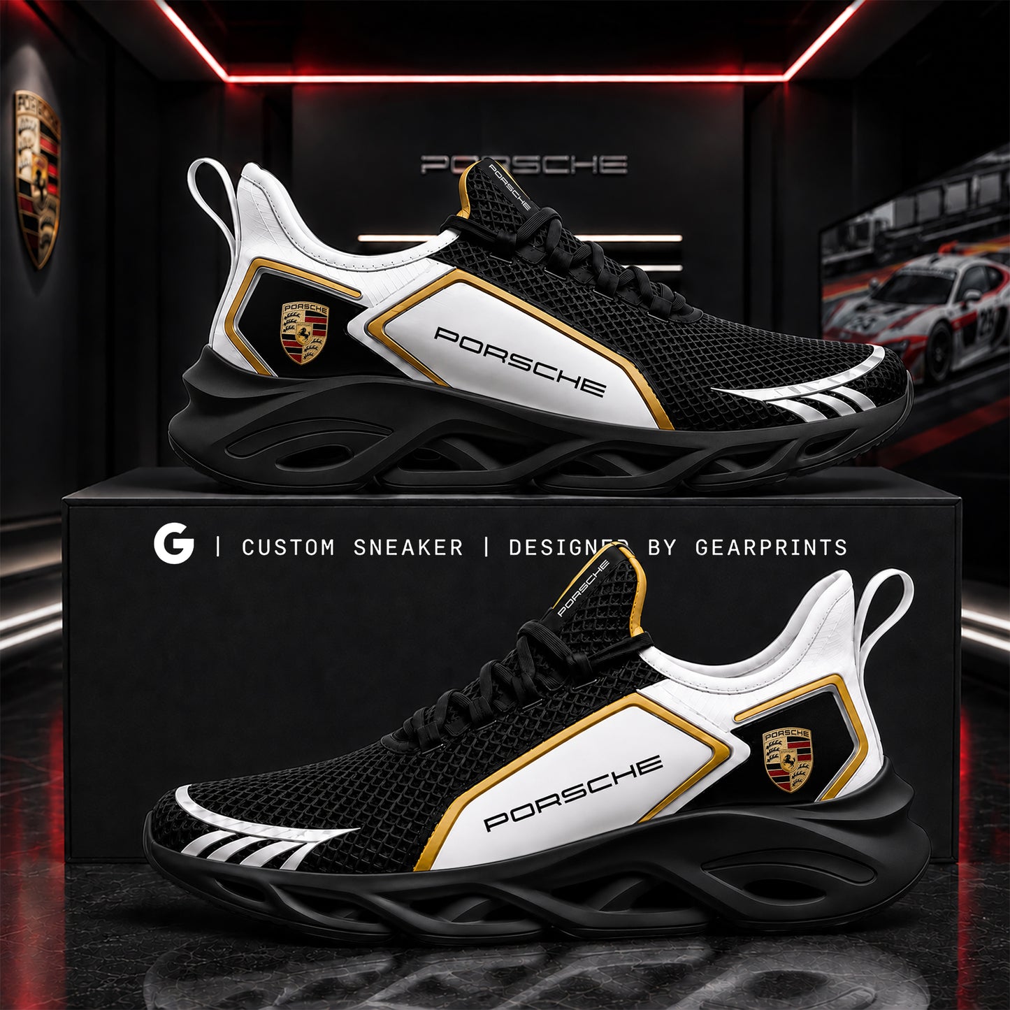 Pors Urban Streetwear Chunky Custom Sneaker