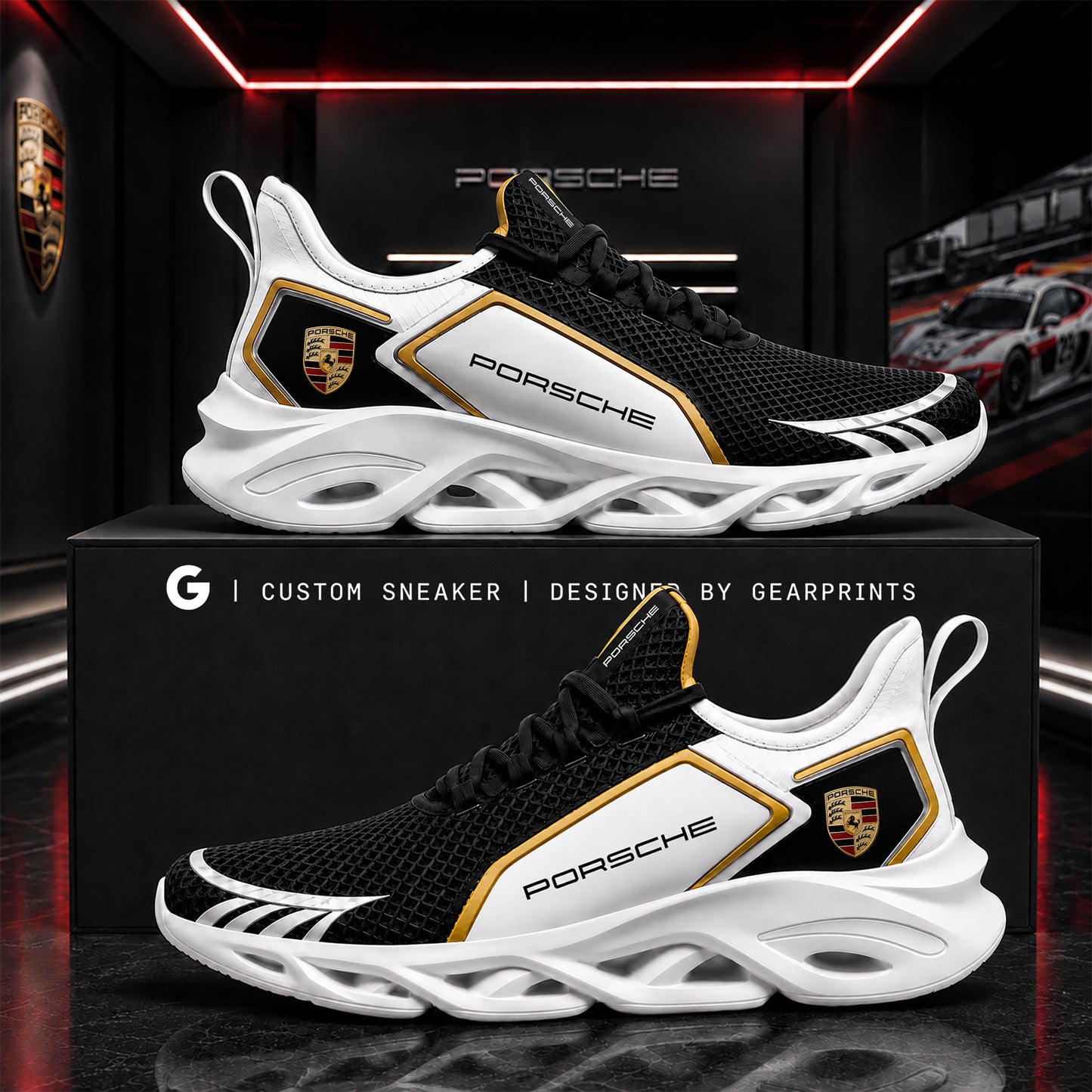 Pors Urban Streetwear Chunky Custom Sneaker