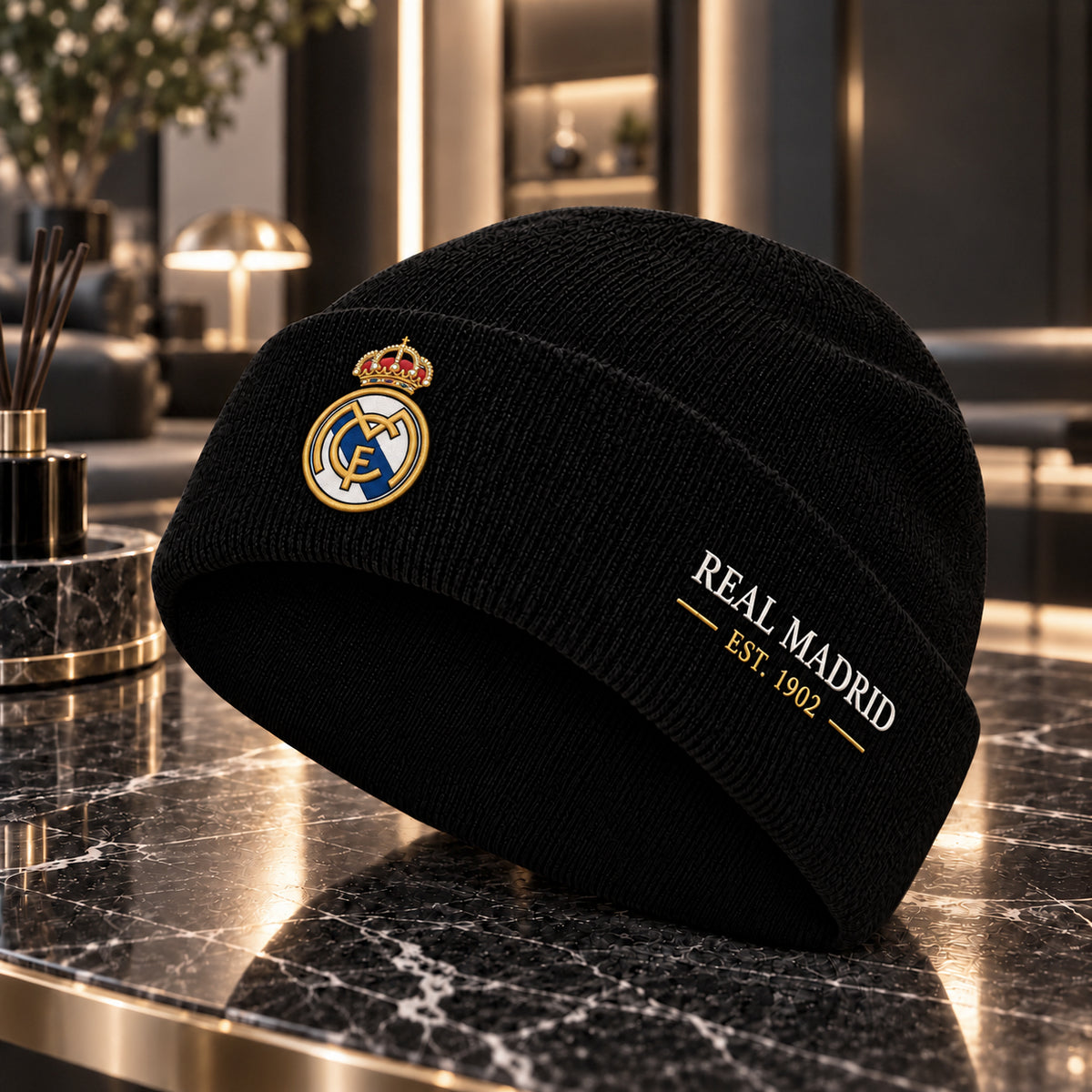 Real Classic Cuff Est.1902 Beanie Hat