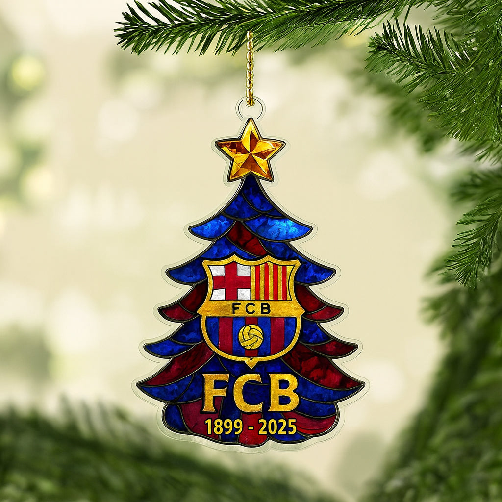 Barca FC 2025 Christmas Ornament