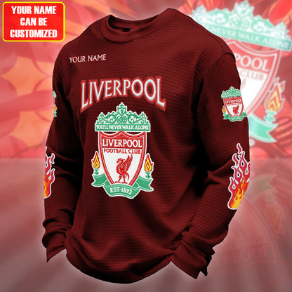 Personalized LVP Quilted Textur Unisex Sweater