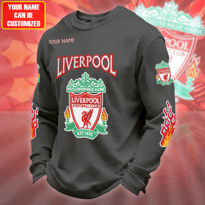 Personalized LVP Quilted Textur Unisex Sweater