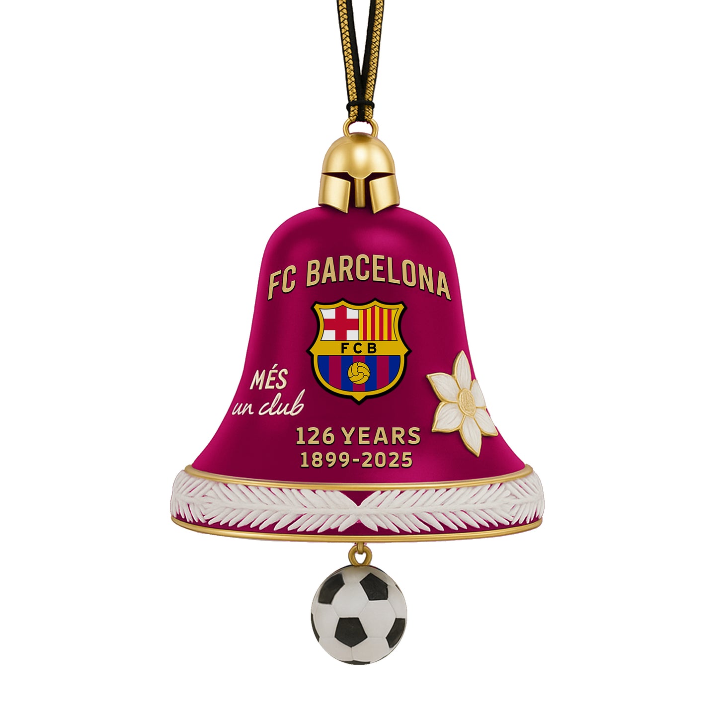Barca FC 126 Years Anniversary Christmas Ornament