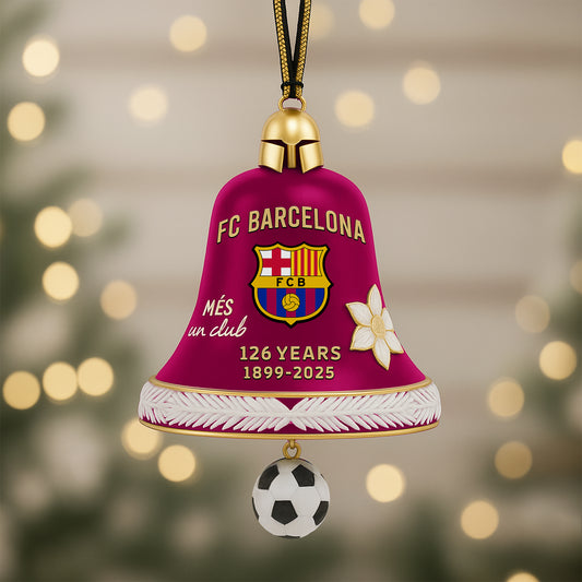 Barca FC 126 Years Anniversary Christmas Ornament