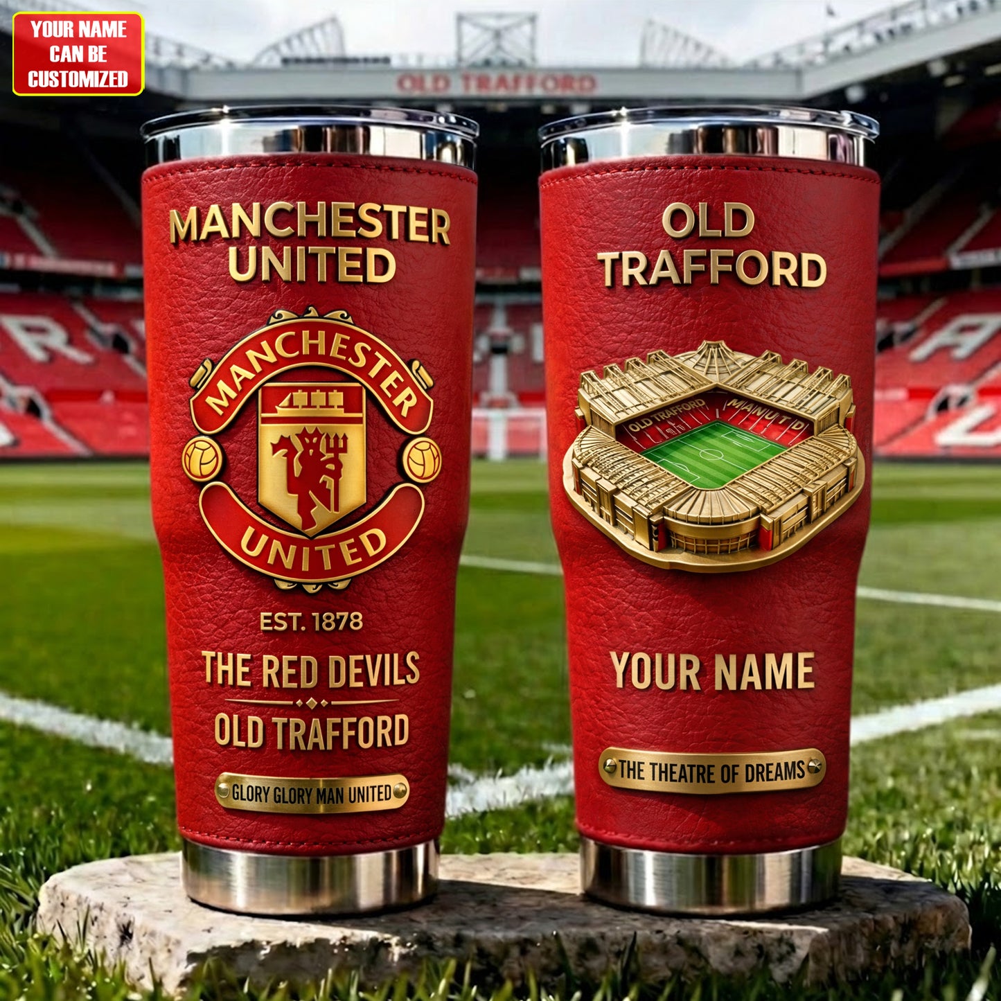 M.U Football Club Anniversary Premium Stainless Tumbler