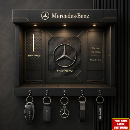 Merc Acrylic Key Hanger - Personalized Gifts For Cars Lover