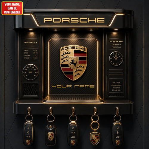 Pors Acrylic Key Hanger - Personalized Gifts For Cars Lover