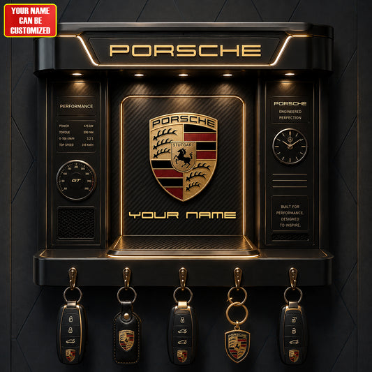 Pors Acrylic Key Hanger - Personalized Gifts For Cars Lover