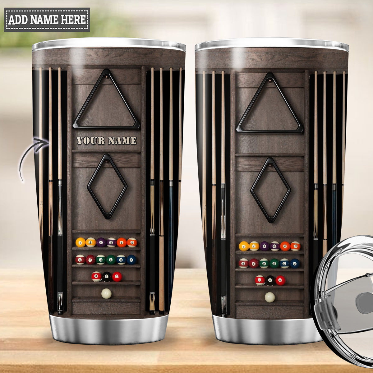 Billiard Tumbler 20oz 30oz Cup