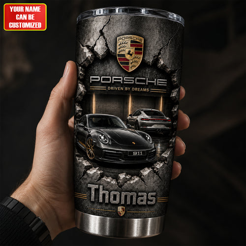 Pors Wall Crack Luxury Stainless Tumbler