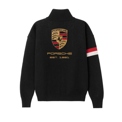 Pors Dio Fashion Zipper Stand Collar Jacket