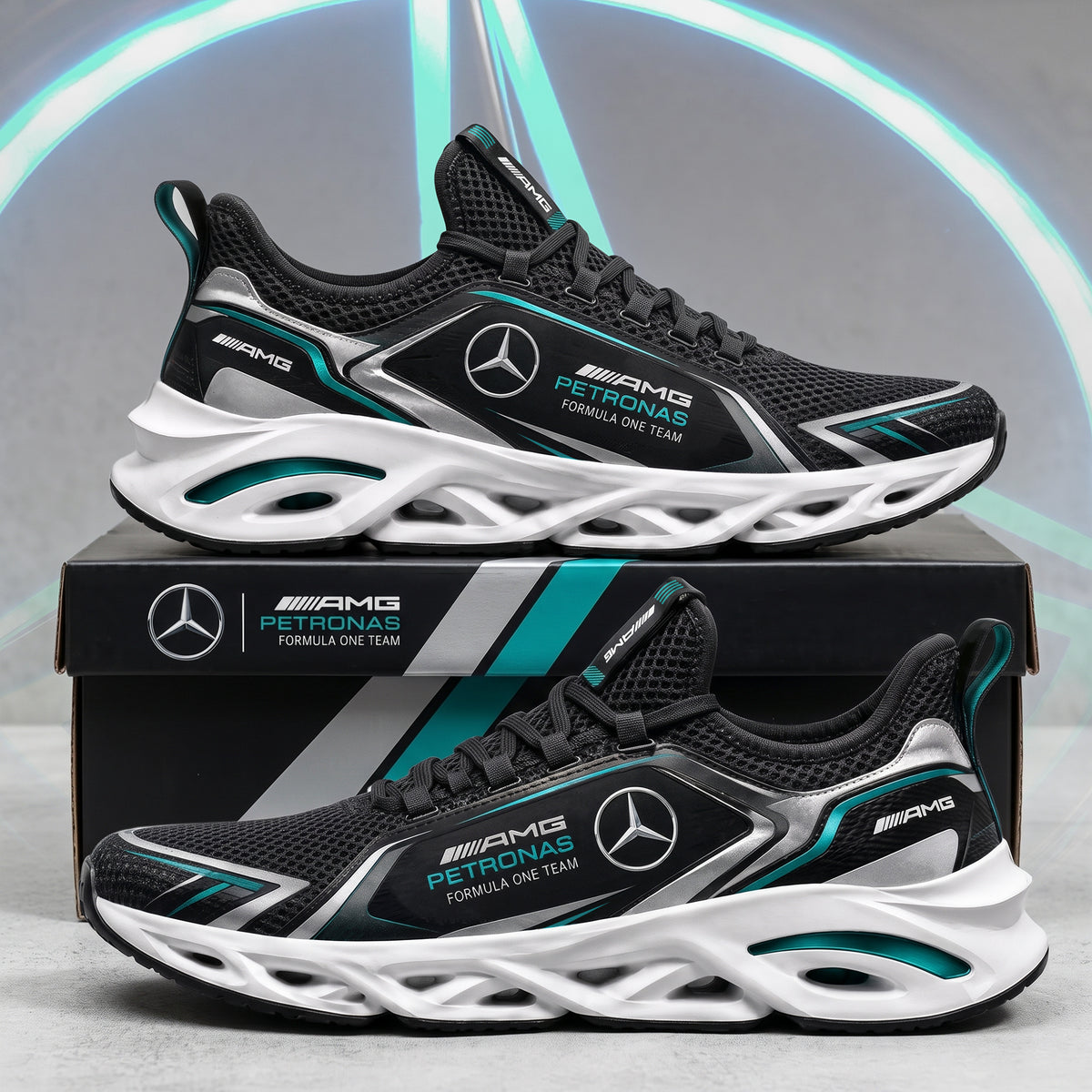 Mer Amg Petronas 2026 Sport Chunky Custom Sneaker