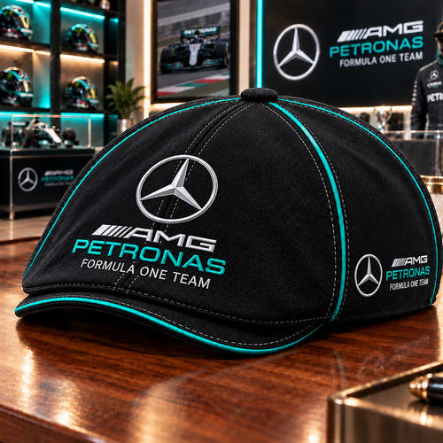 Merc Petronas Vintage Ivy Cap , Flat Cap