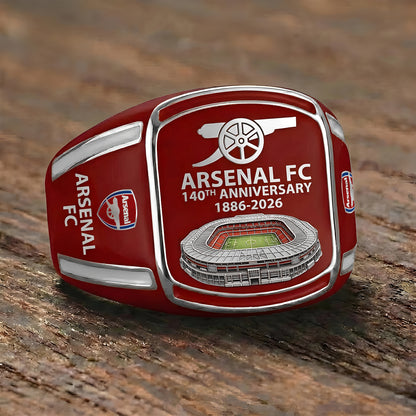 Arsenal Emirates Stadium 140 Years Anniversary Design Ring