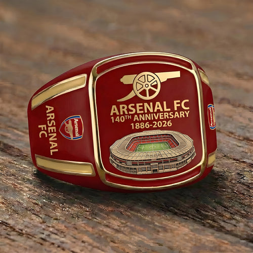 Arsenal Emirates Stadium 140 Years Anniversary Design Ring