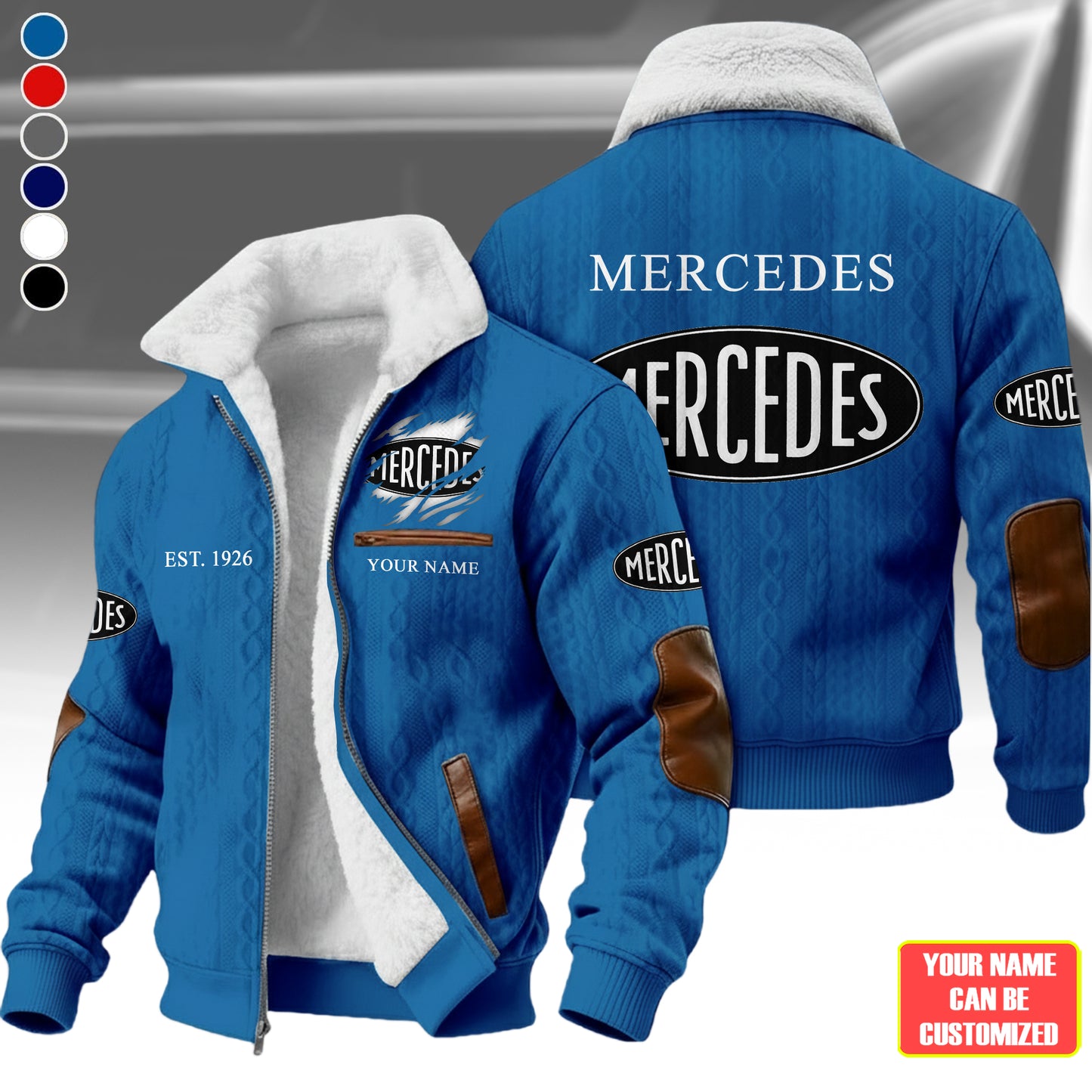 Personalized Merc Vintage Est.1926 Fleece Jacket