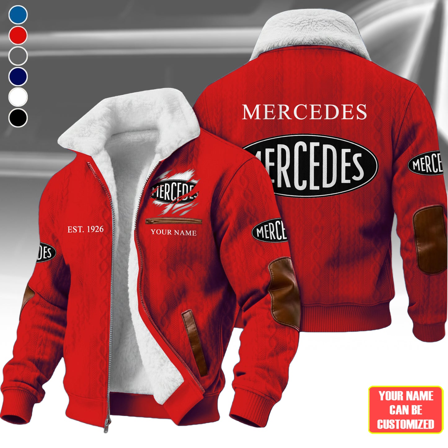 Personalized Merc Vintage Est.1926 Fleece Jacket