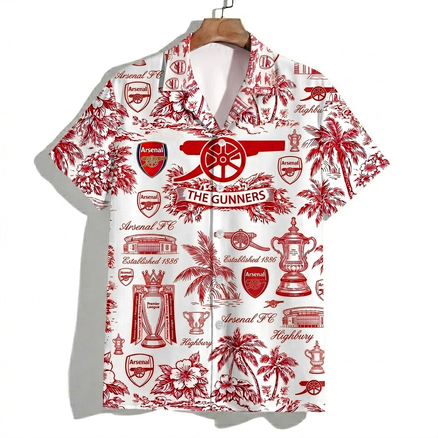 Ars Highbury Tropical Hawaii Shirt Beach Short