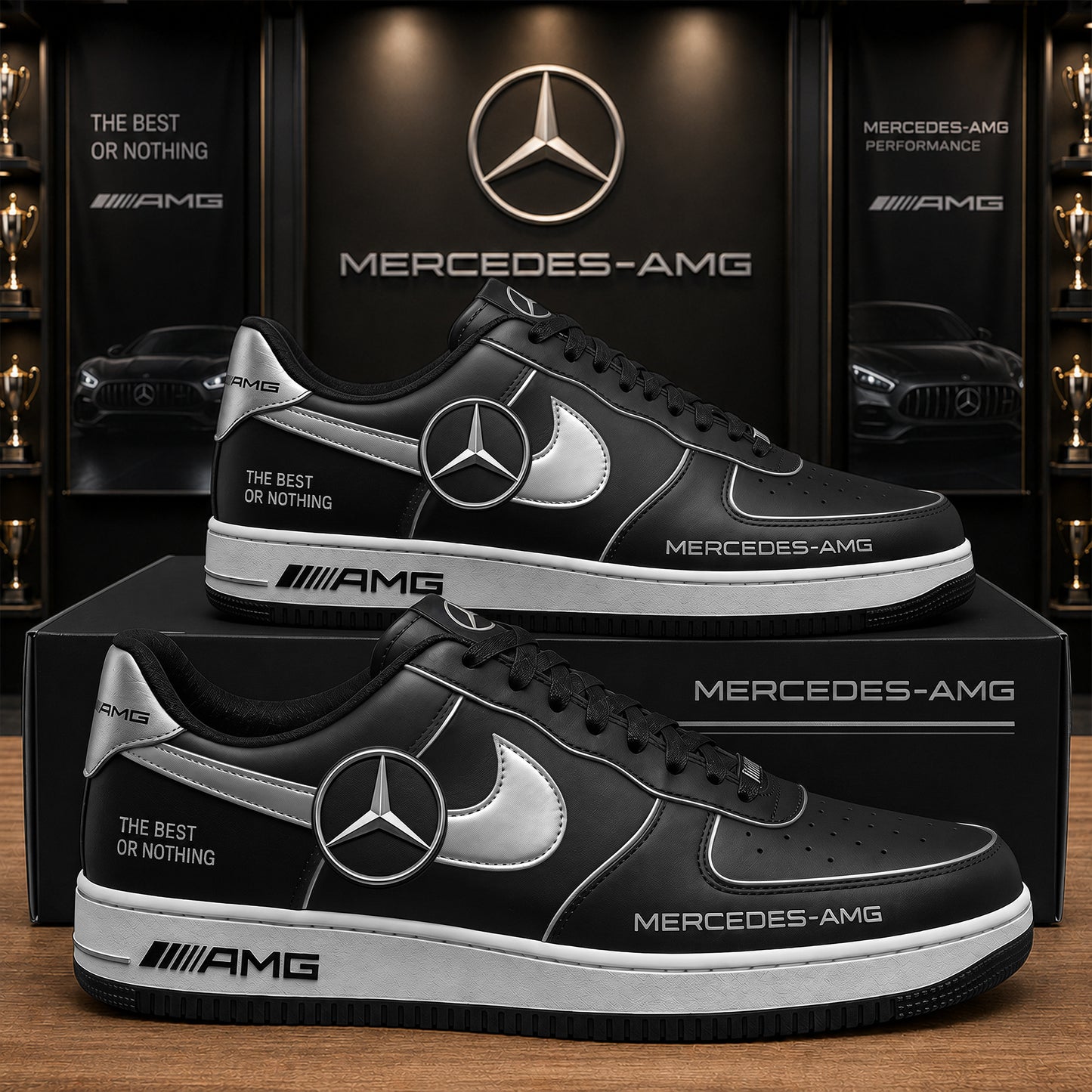 Merc-benz AMG AJ1 Custom Sneaker