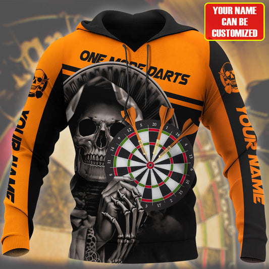 Personalized Name Skull Darts All Over Printed Unisex Shirt - LP3