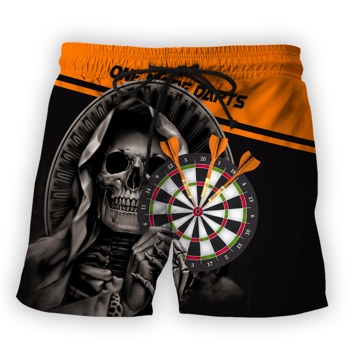 Personalized Name Skull Darts All Over Printed Unisex Shirt - LP3