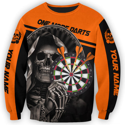 Personalized Name Skull Darts All Over Printed Unisex Shirt - LP3