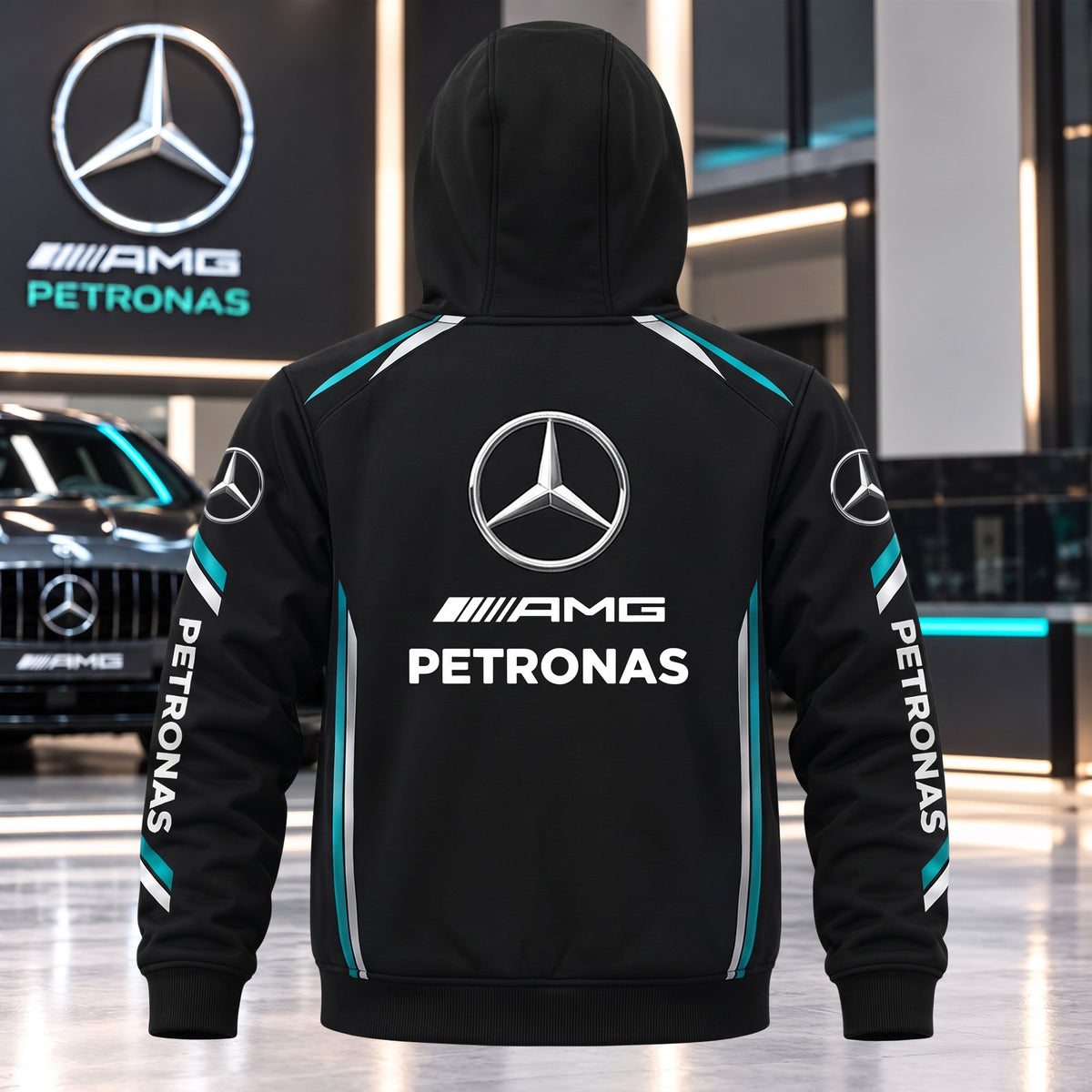 Merc AMG Petronas 2026 Masked Hoodie