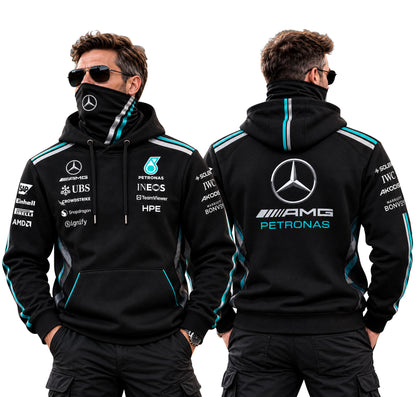 Personalized Merc AMG Petronas Masked Hoodie