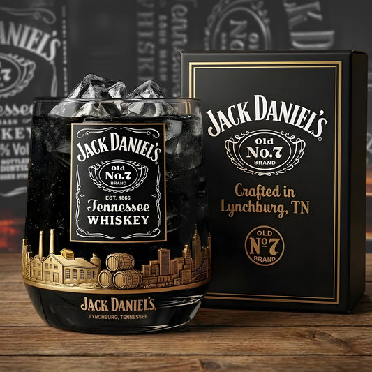 JD Est 1866 Whisky , Whiskey Glass, Holiday Gifts