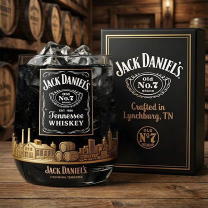 JD Est 1866 Whisky , Whiskey Glass, Holiday Gifts