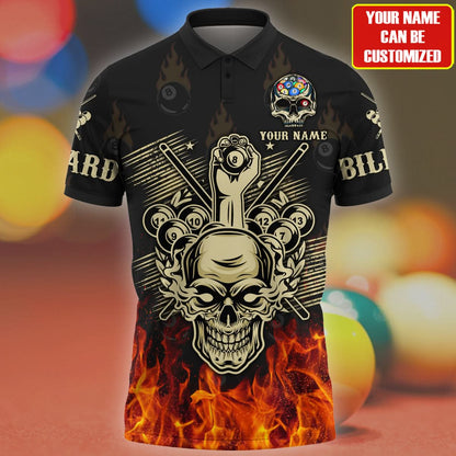 Personalized Name Billiards 3D Shirt P300505