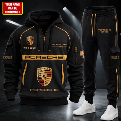Personalized Pors Est.1931 Cotton Hoodie and Sweatpants set