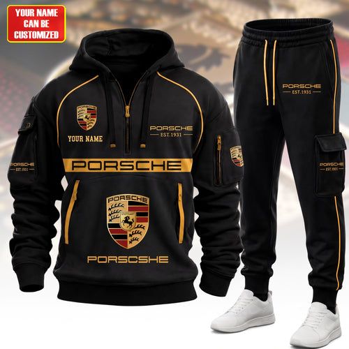 Personalized Pors Est.1931 Cotton Hoodie and Sweatpants set