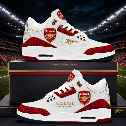 Arsenal AJ3 2026 Custom Sneaker