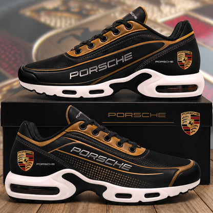 Pors Vintage Leather Air Cushion Sneaker