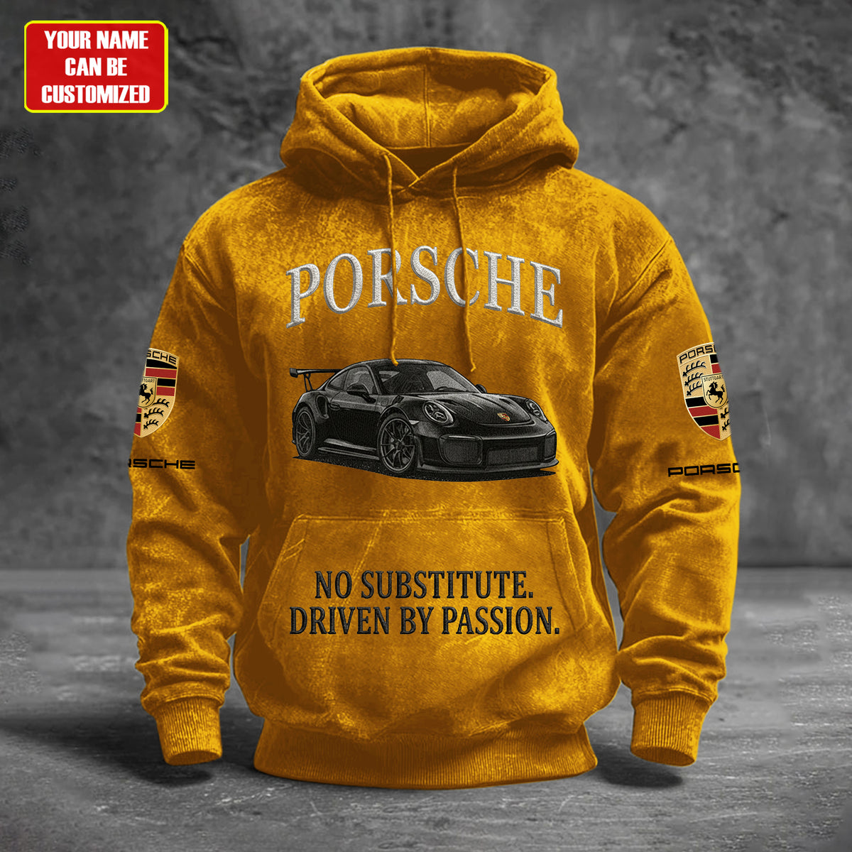 Customized Pors Driven Unisex Hoodie