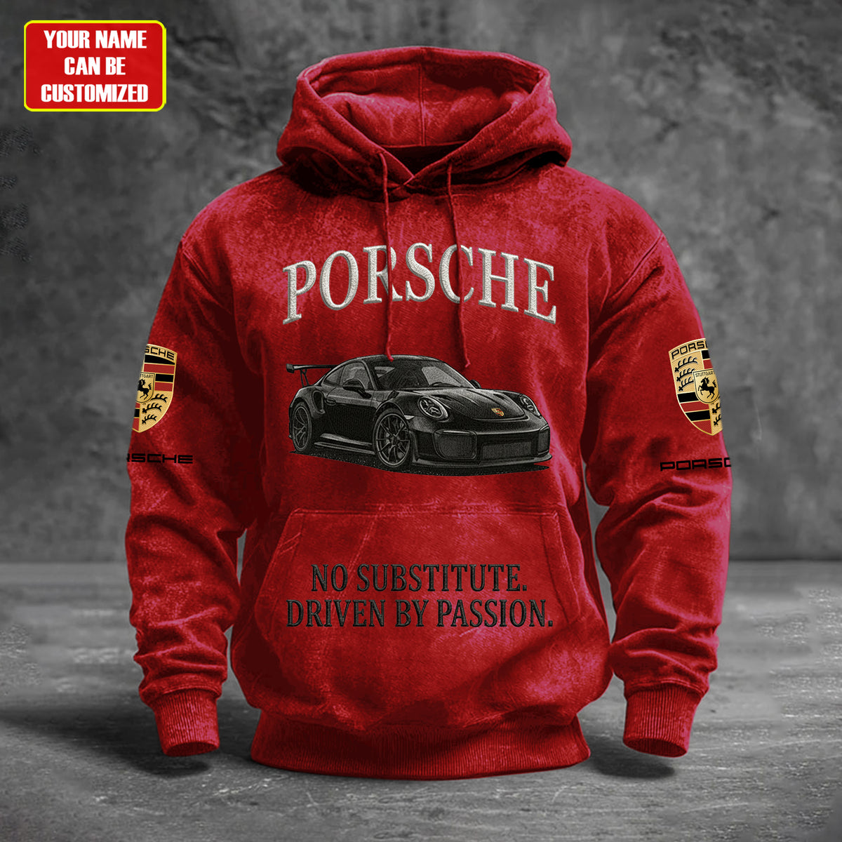 Customized Pors Driven Unisex Hoodie