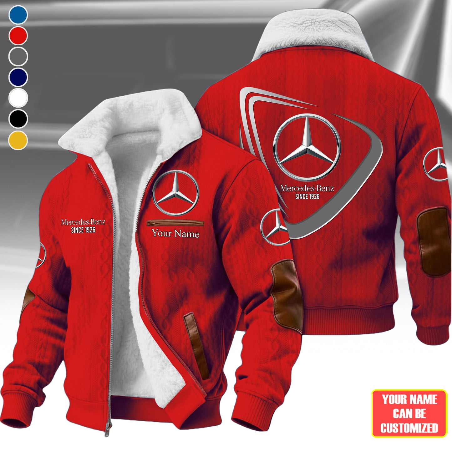 Personalized Merc Vintage Est.1926 Fleece Jacket V2